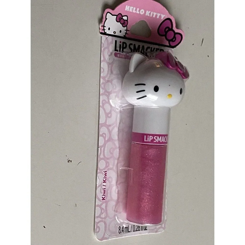 Lip Smacker Sanrio Hello Kitty Flavored Lip Gloss Lippy Pal Shimmer Kiwi NEW‎